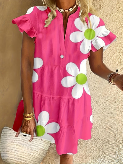Women's Floral Tummy Control Dress