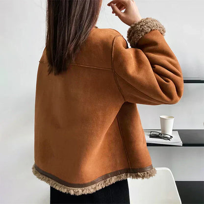 Women's Short Jacket Button Front