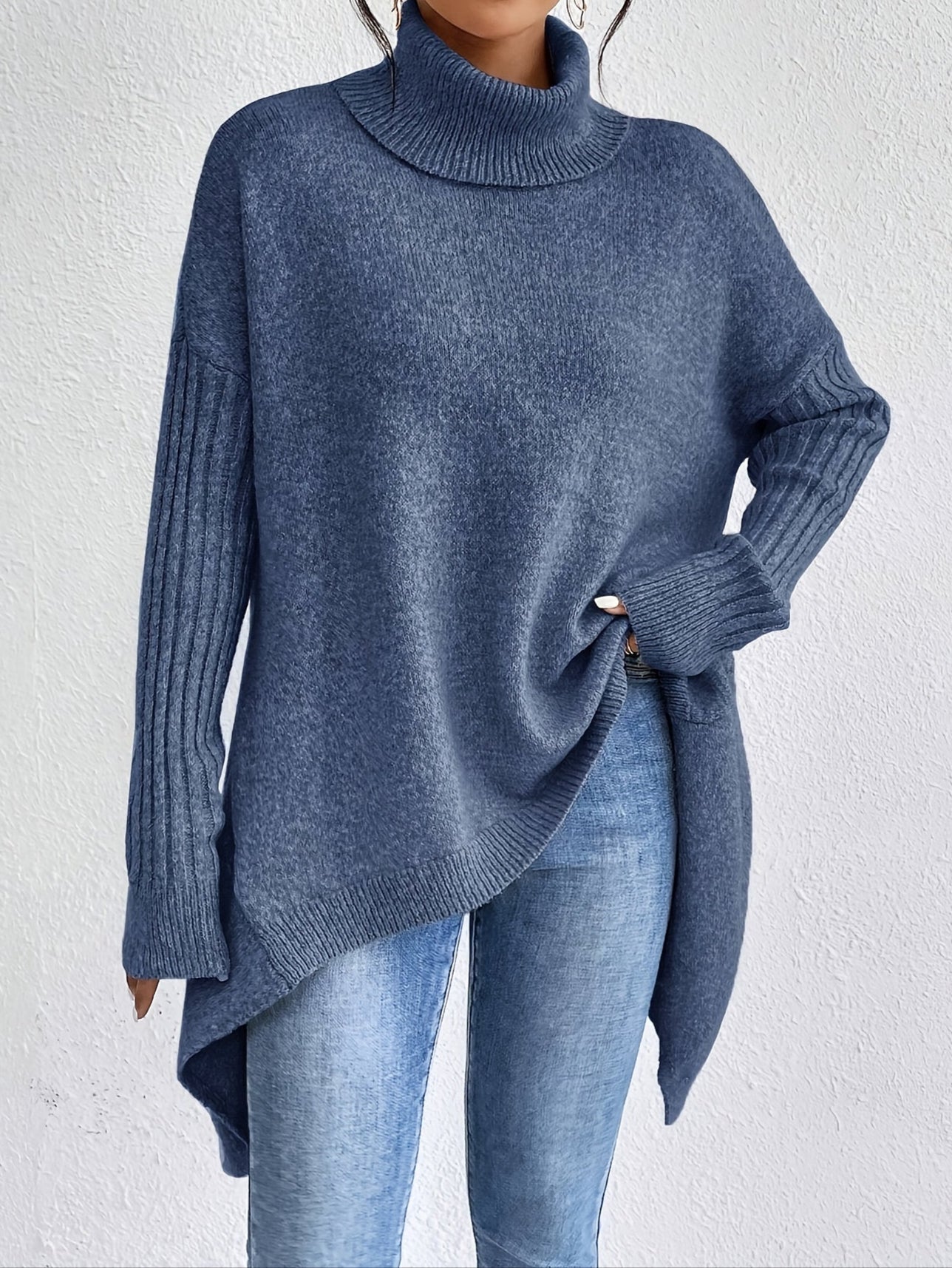 Soft Knitted Pullover Sweater