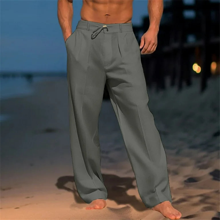 Mason Men's Relaxed Summer Trousers - VibreMode