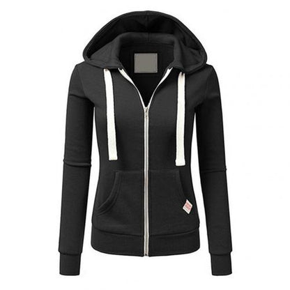 Image of Delilah | Women's Fitted Full Zip Hoodie