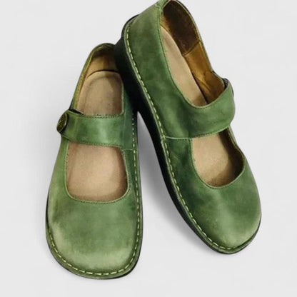 Women's Mary Jane Shoes Closed Toe Buckle Strap - VibreMode
