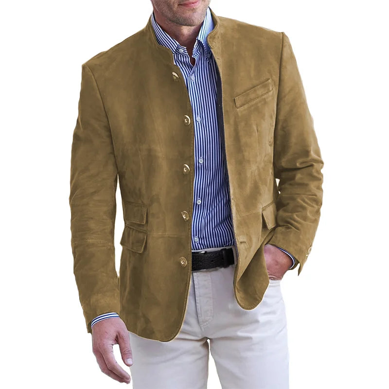 Men's Long Sleeve Coat - VibreMode