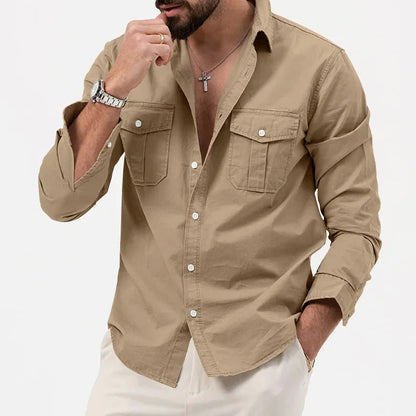 Men's Slim Fit Utility Shirt