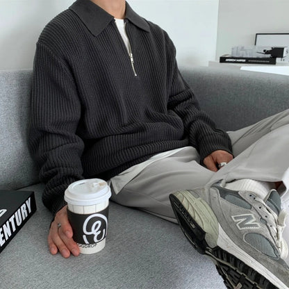 Men's Quarter Zip Sweater