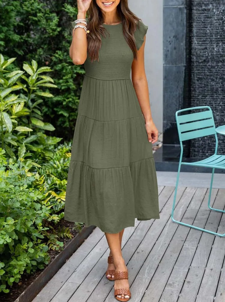Women's Flowy Layered Dress