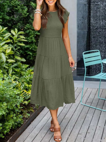 Women's Flowy Layered Dress