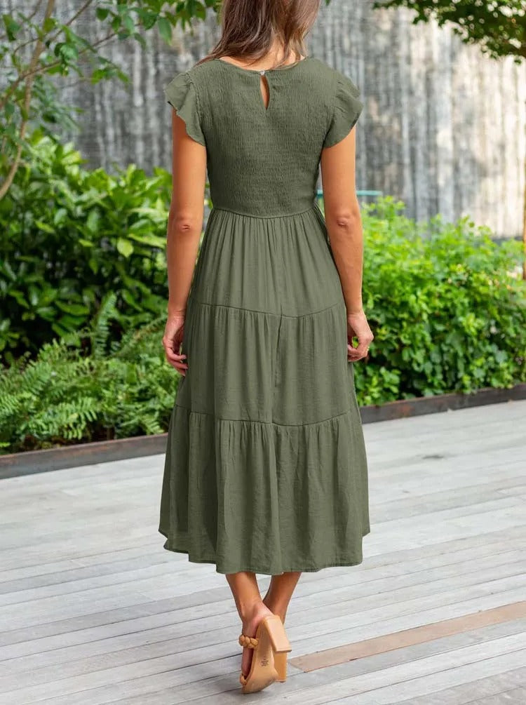 Women's Flowy Layered Dress