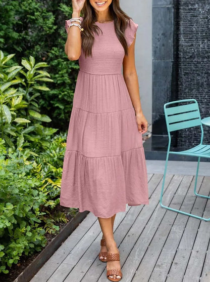 Women's Flowy Layered Dress