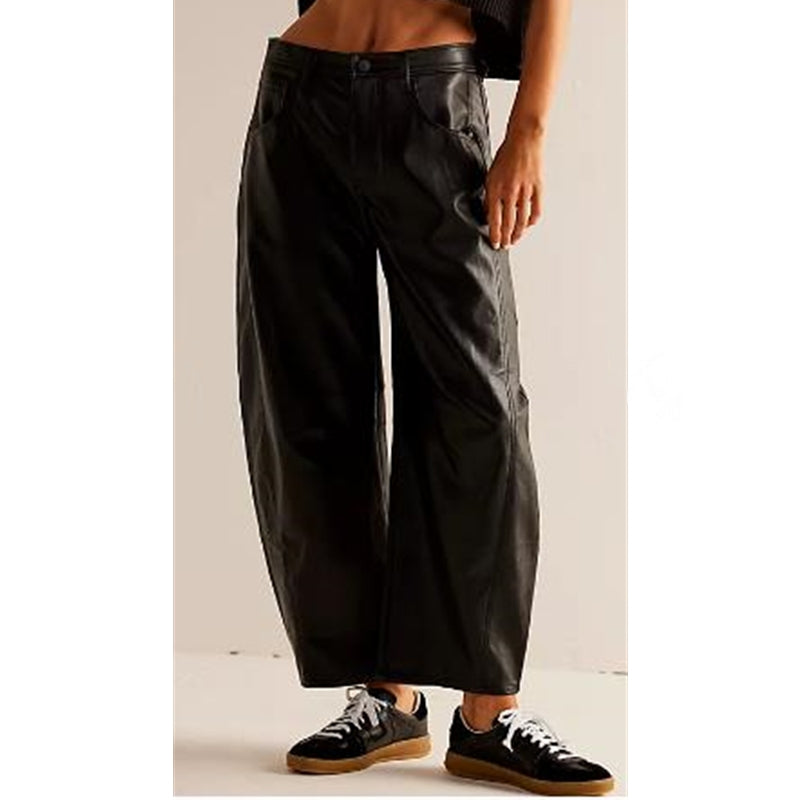 Comfy Women's High Waist Wide Leg Jeans Loose Fit Denim