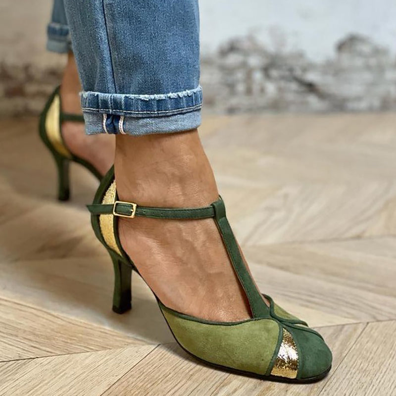 Women's Mary Jane Shoes Adjustable Ankle Strap - VibreMode