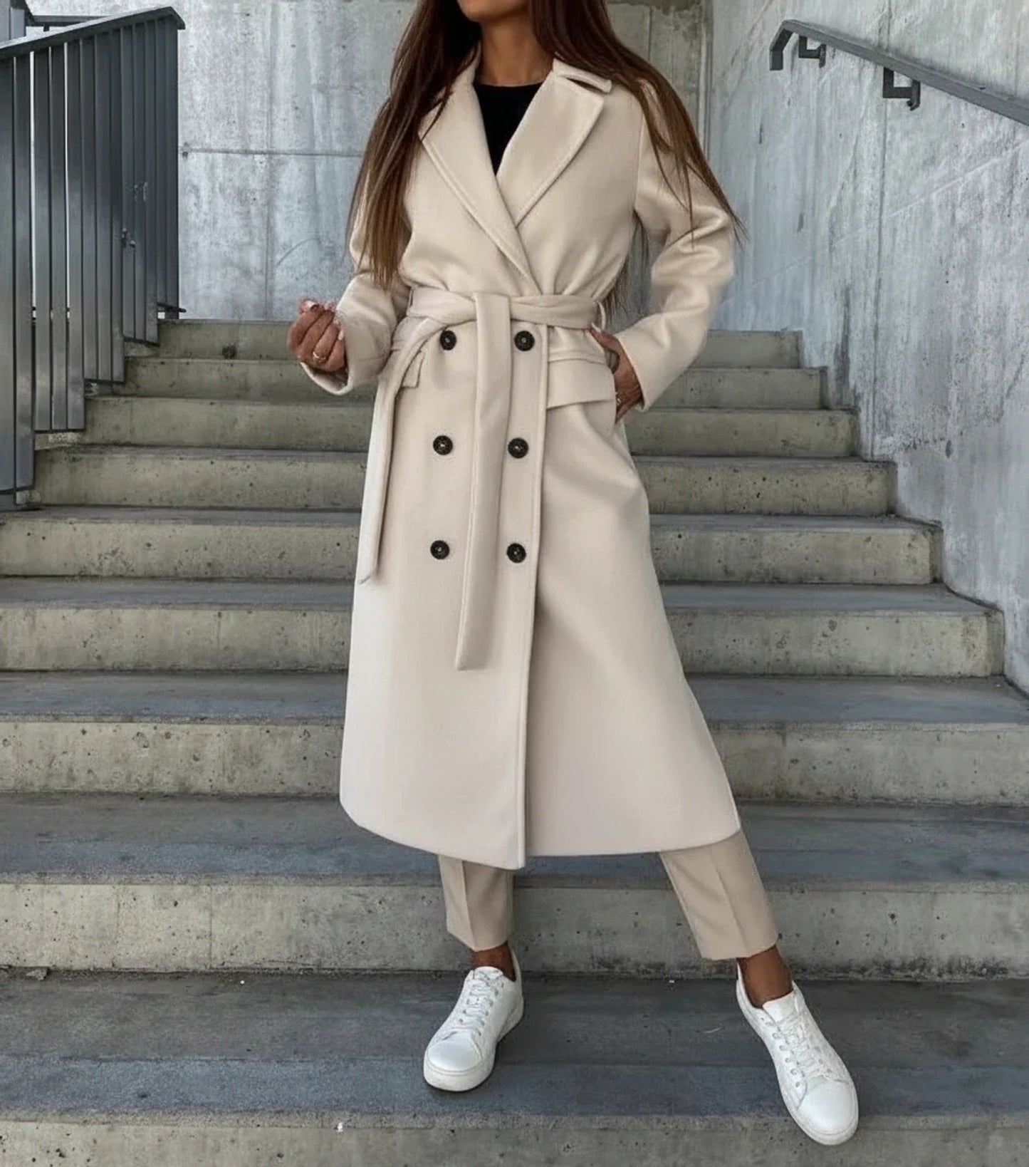 Women's Belted Winter Coat