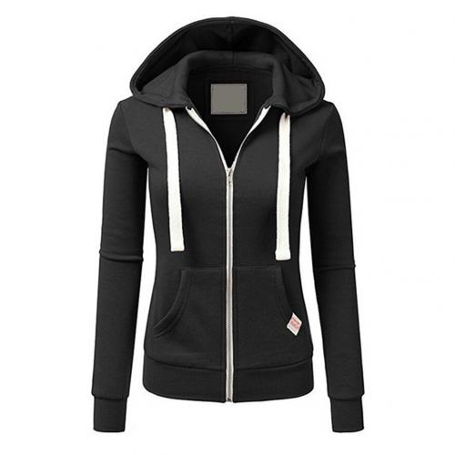 Women's Zipper Hoodie Warm Fleece