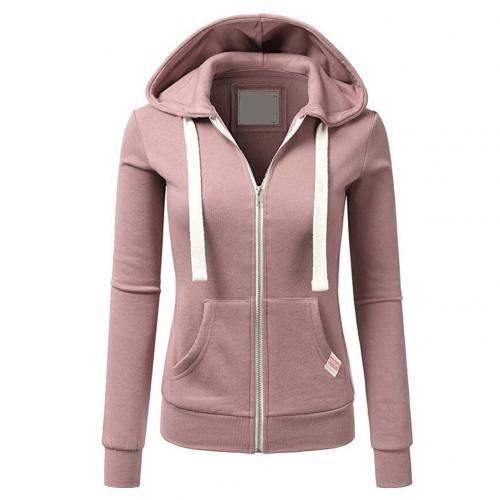 Women's Zipper Hoodie Warm Fleece