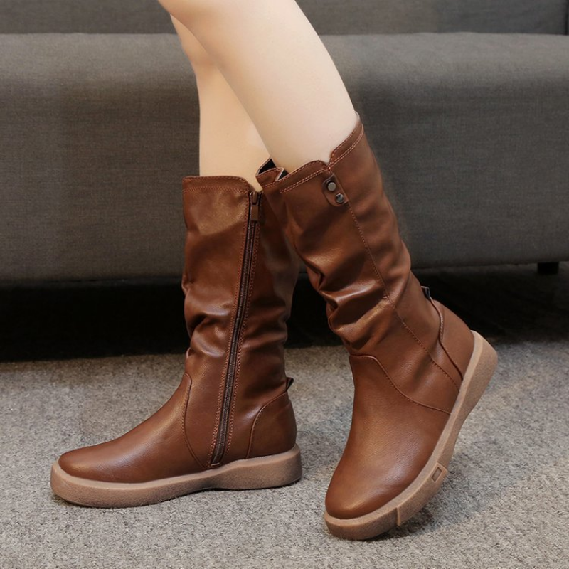Women's Ankle Boots Side Zip - VibreMode