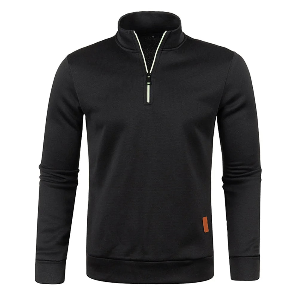 Men's Half Zip Fleece Pullover Sweater