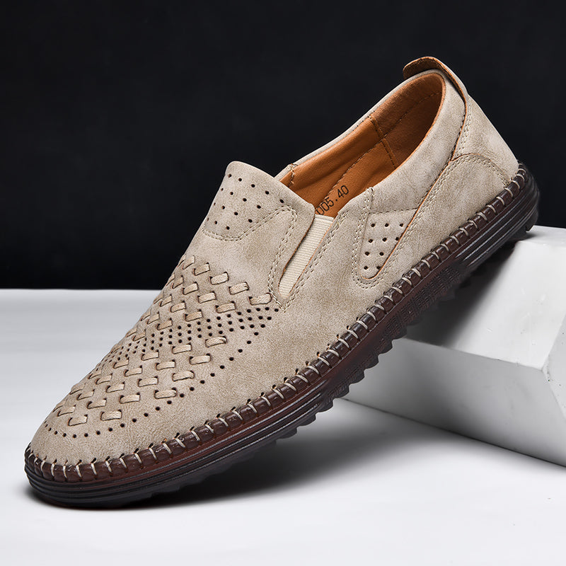 Men's Faux Leather Loafers