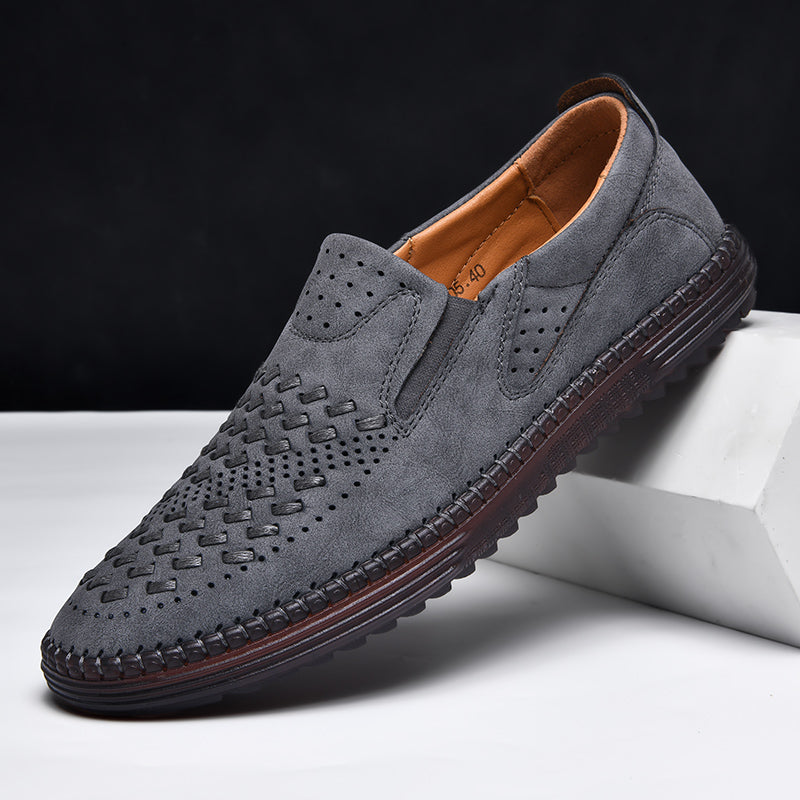 Men's Faux Leather Loafers