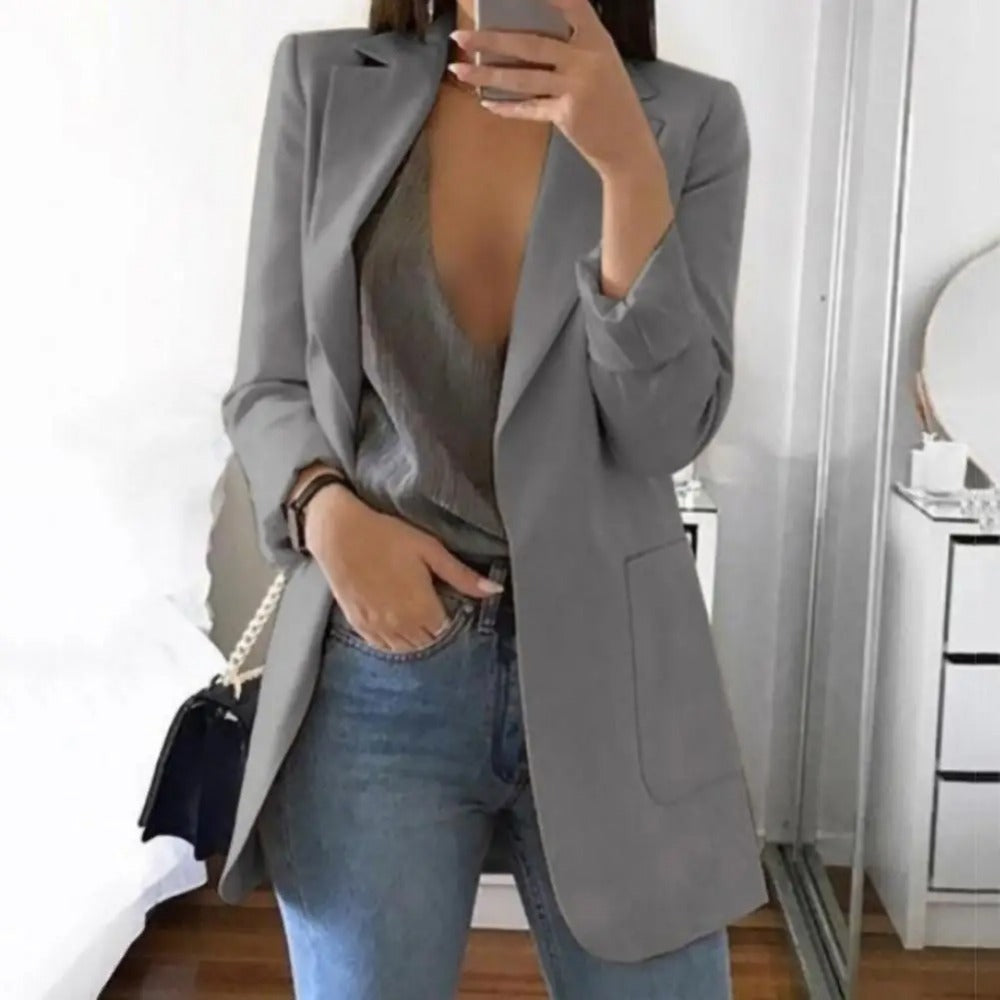 Women's Classic Blazer Timeless Elegant