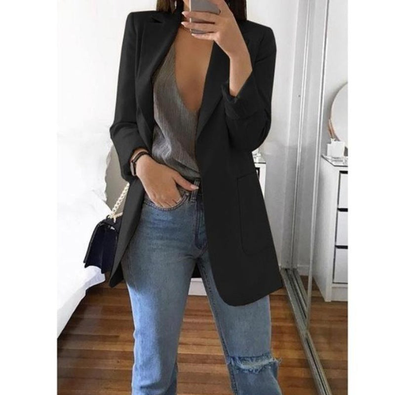 Women's Classic Blazer Timeless Elegant