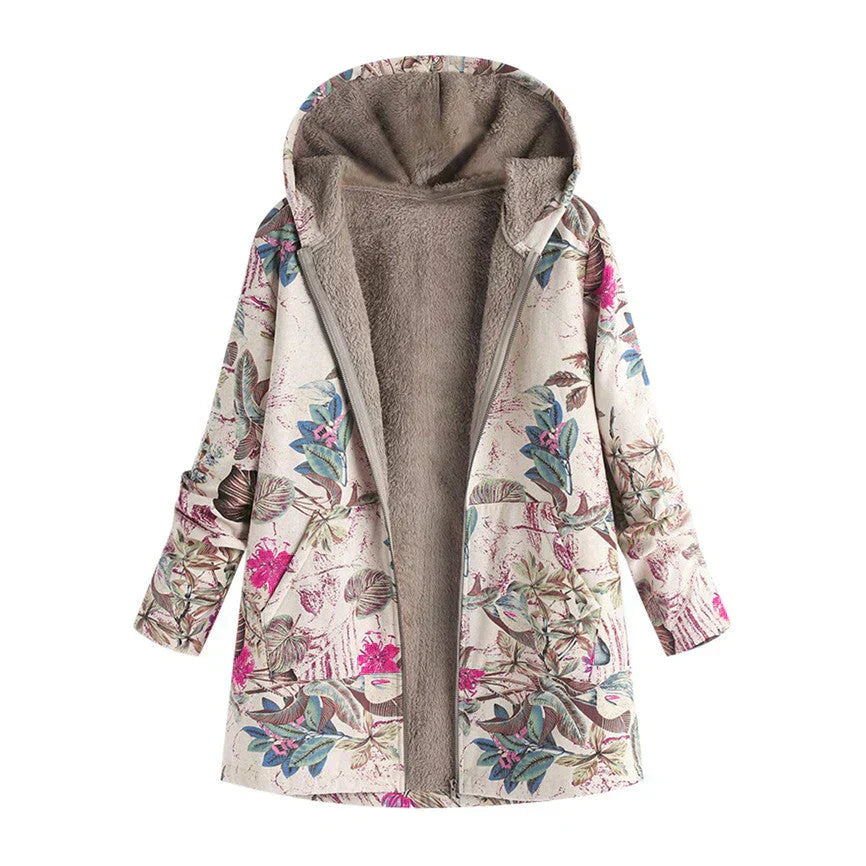 Women's Spring Jacket Hooded Water Resistant - VibreMode