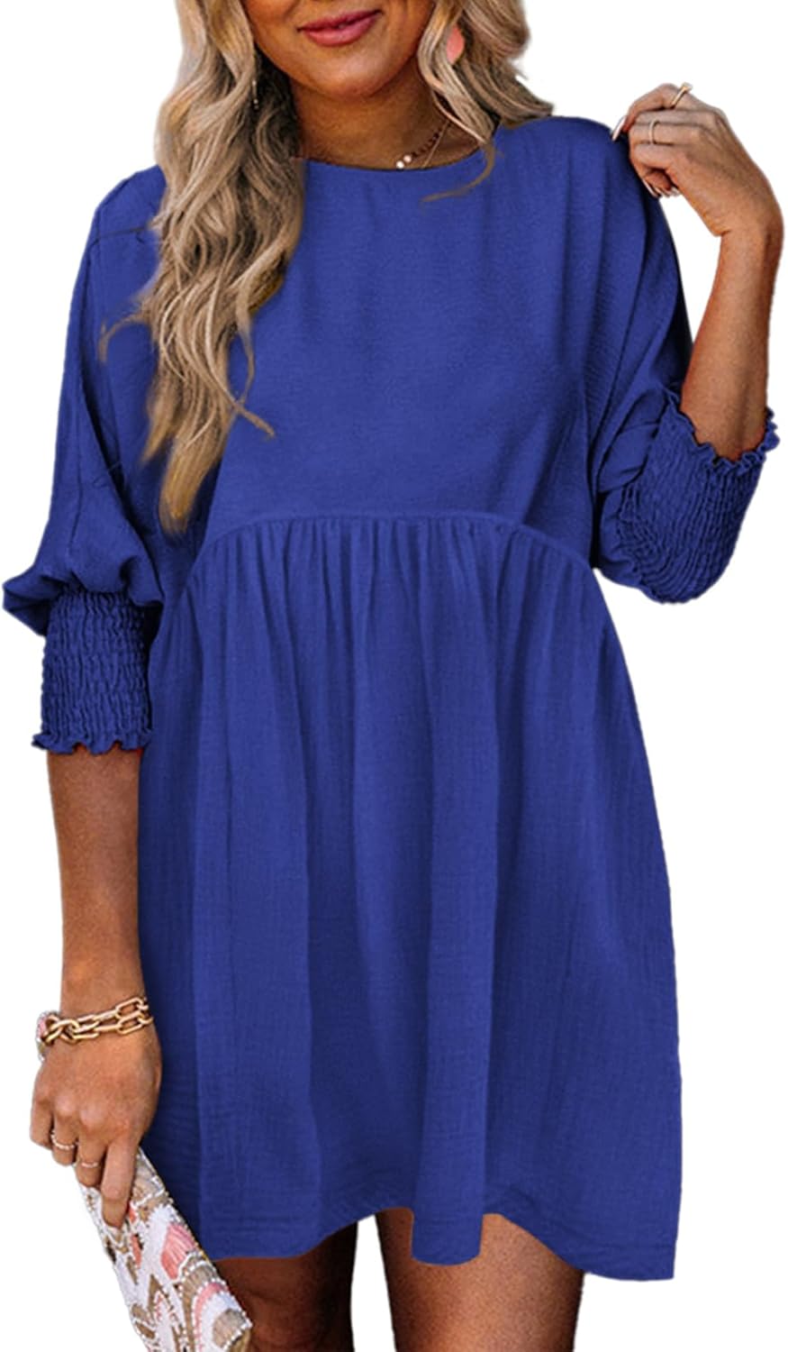 Women's High Waist Flowy Dress Skirt