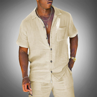 Men's Linen Suit Two-Piece