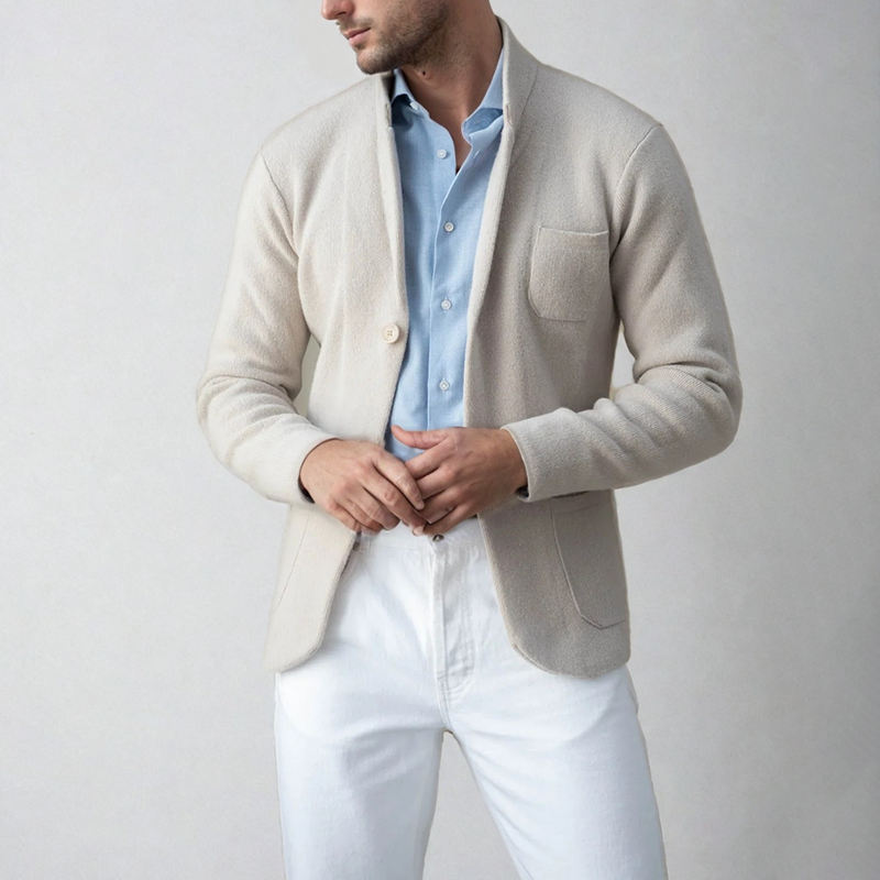 Lorenzo | Men's Lightweight Cozy Sweater Cardigan