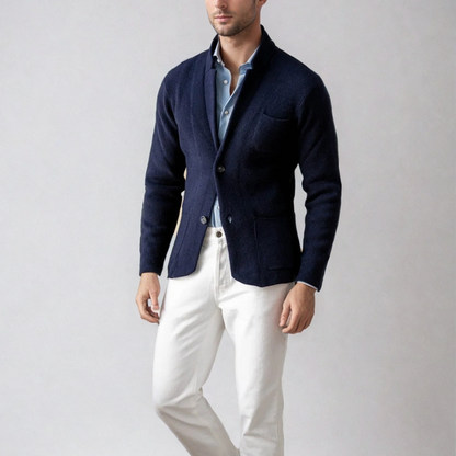 Lorenzo | Men's Lightweight Cozy Sweater Cardigan