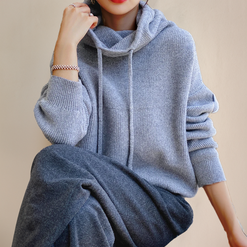 Women's Winter Sweater Soft Acrylic Beige
