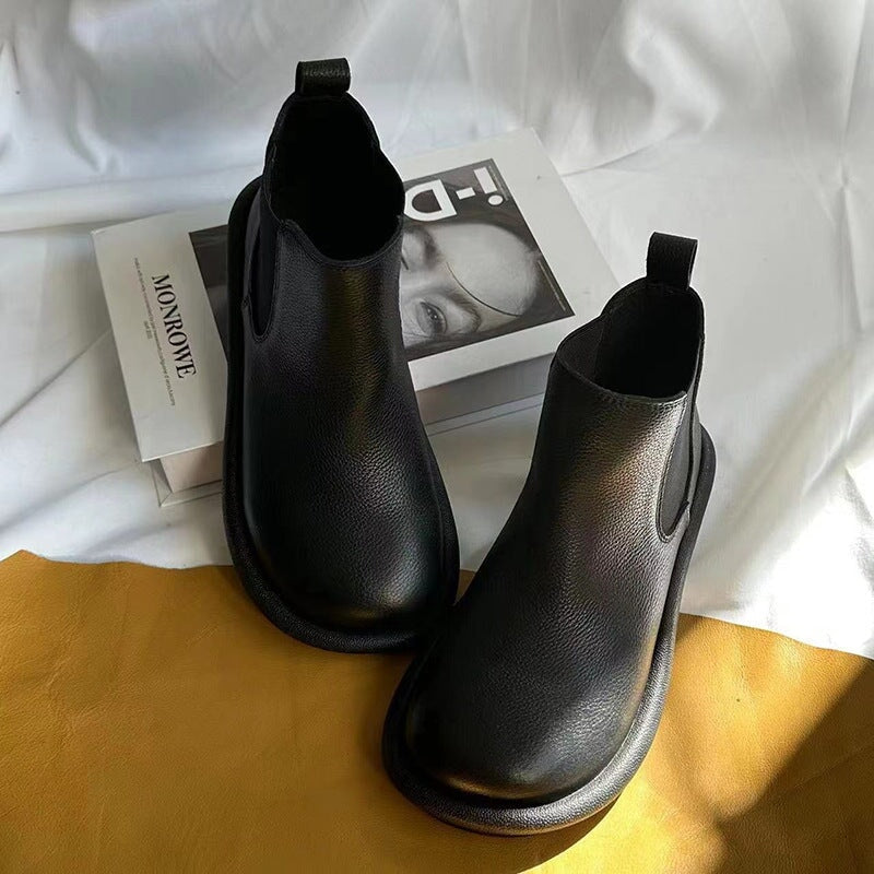 Women's Elastic Ankle Boots Low Style