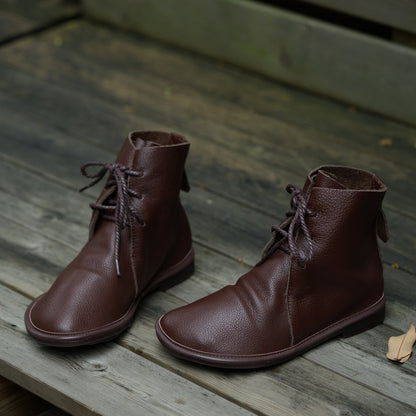 Women's Ankle Boots Lace Up