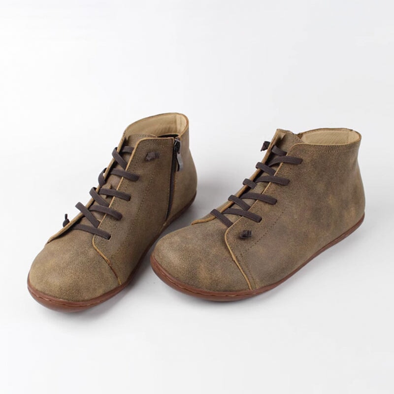 Women's Zip Boots Comfortable Everyday Style - VibreMode