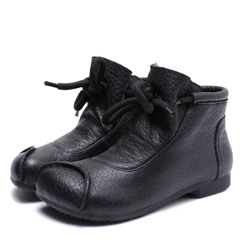 Women's Low Cut Lace Up Boots