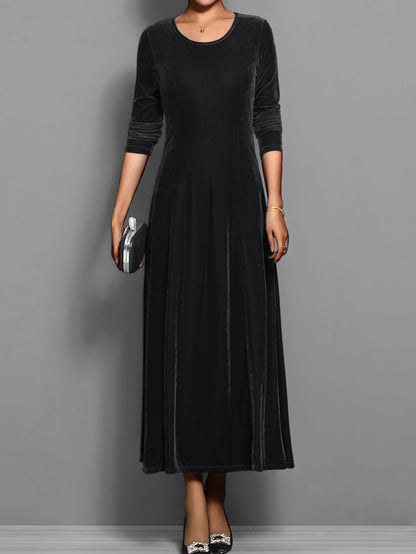 Women's Maxi Dress Flared Skirt
