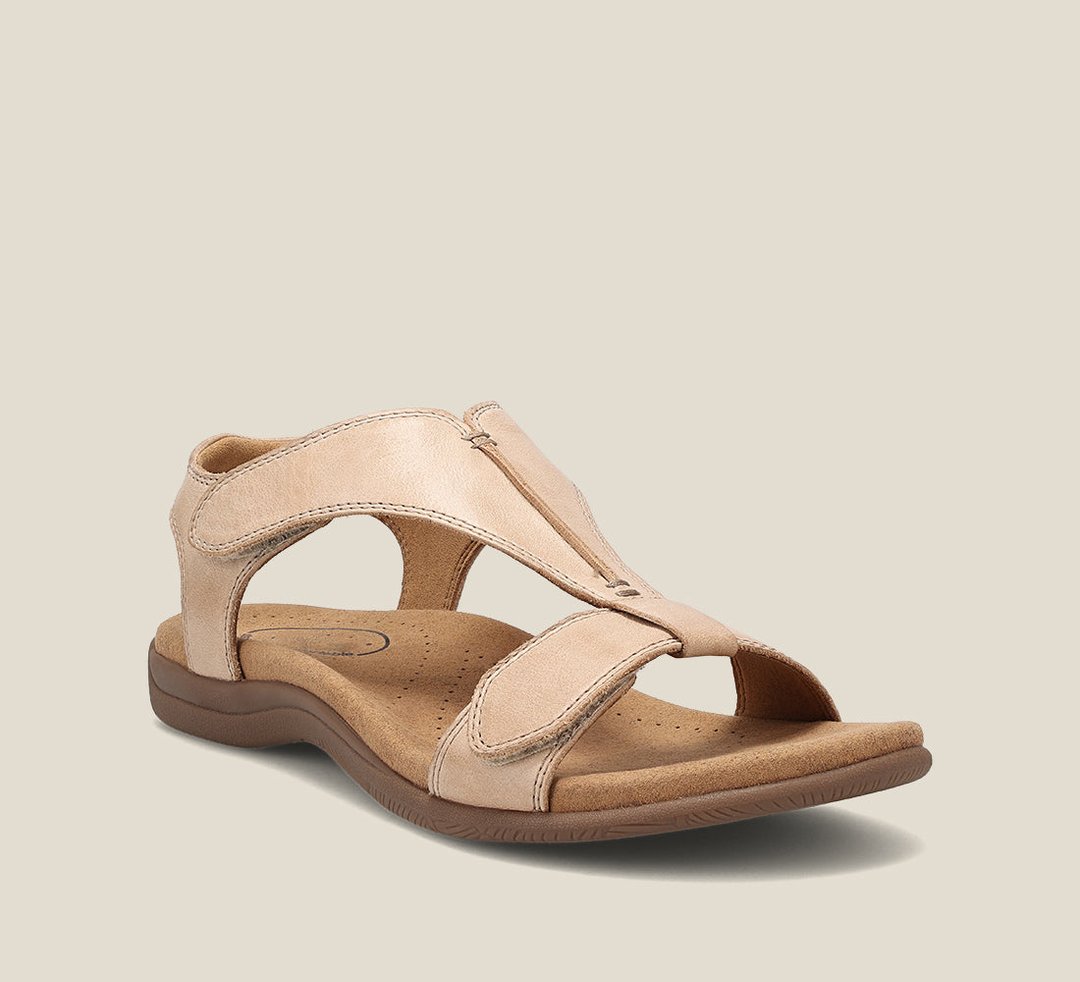 Women's Orthopedic Sandals Cushioned Adjustable Brown