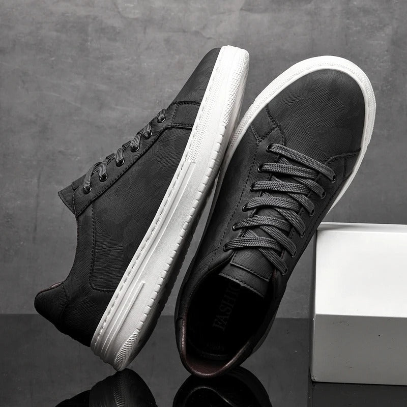 Men's Lace-Up Sneakers Minimal Design