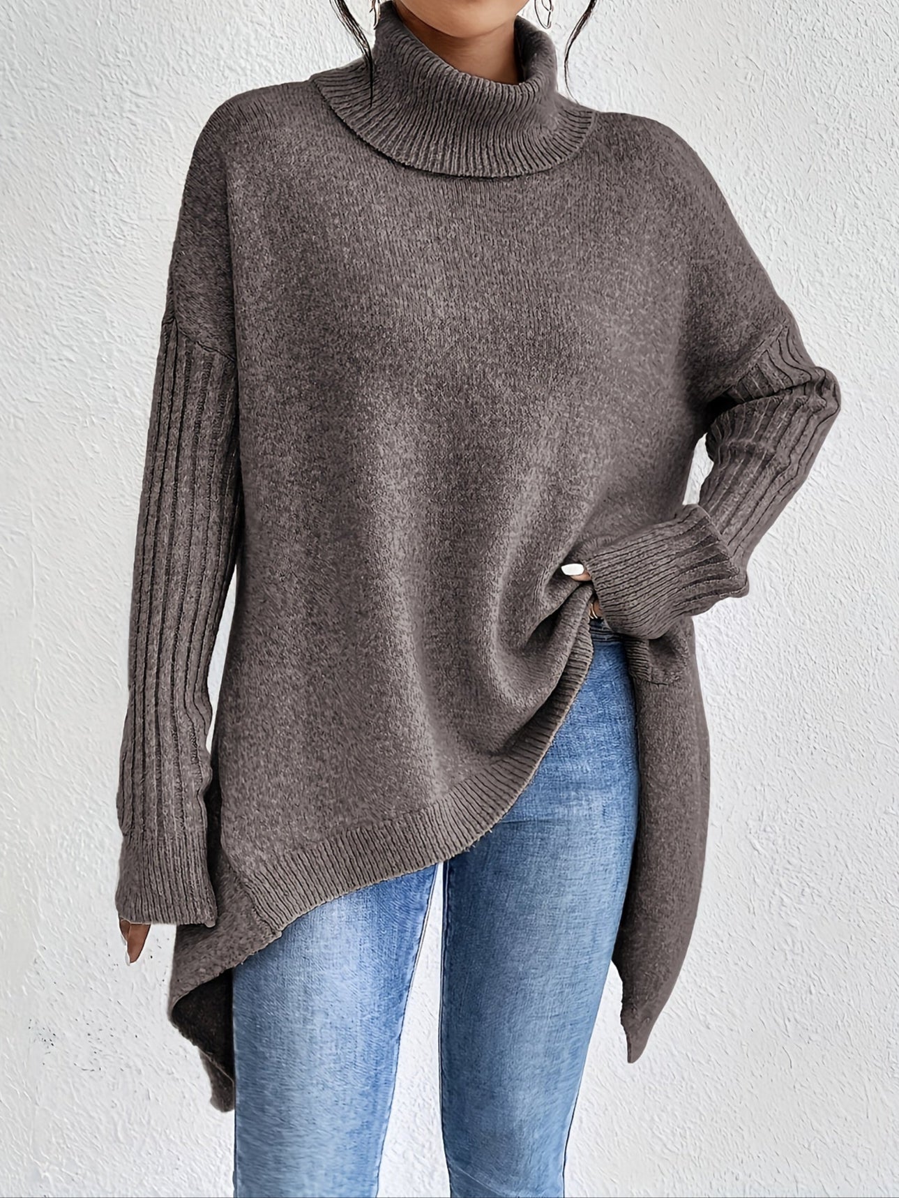 Soft Knitted Pullover Sweater