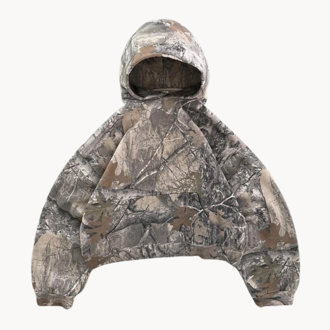 Camouflage Hoodie Relaxed Fit