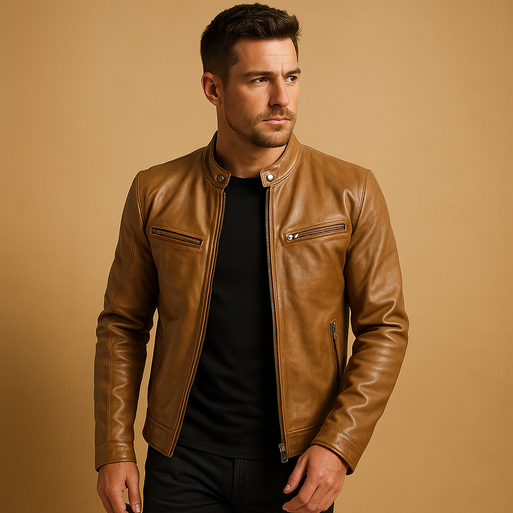 Men’s elegant lightweight jacket with a comfortable fit, suitable for summer wear, mid-season layering, and both casual and formal occasions.