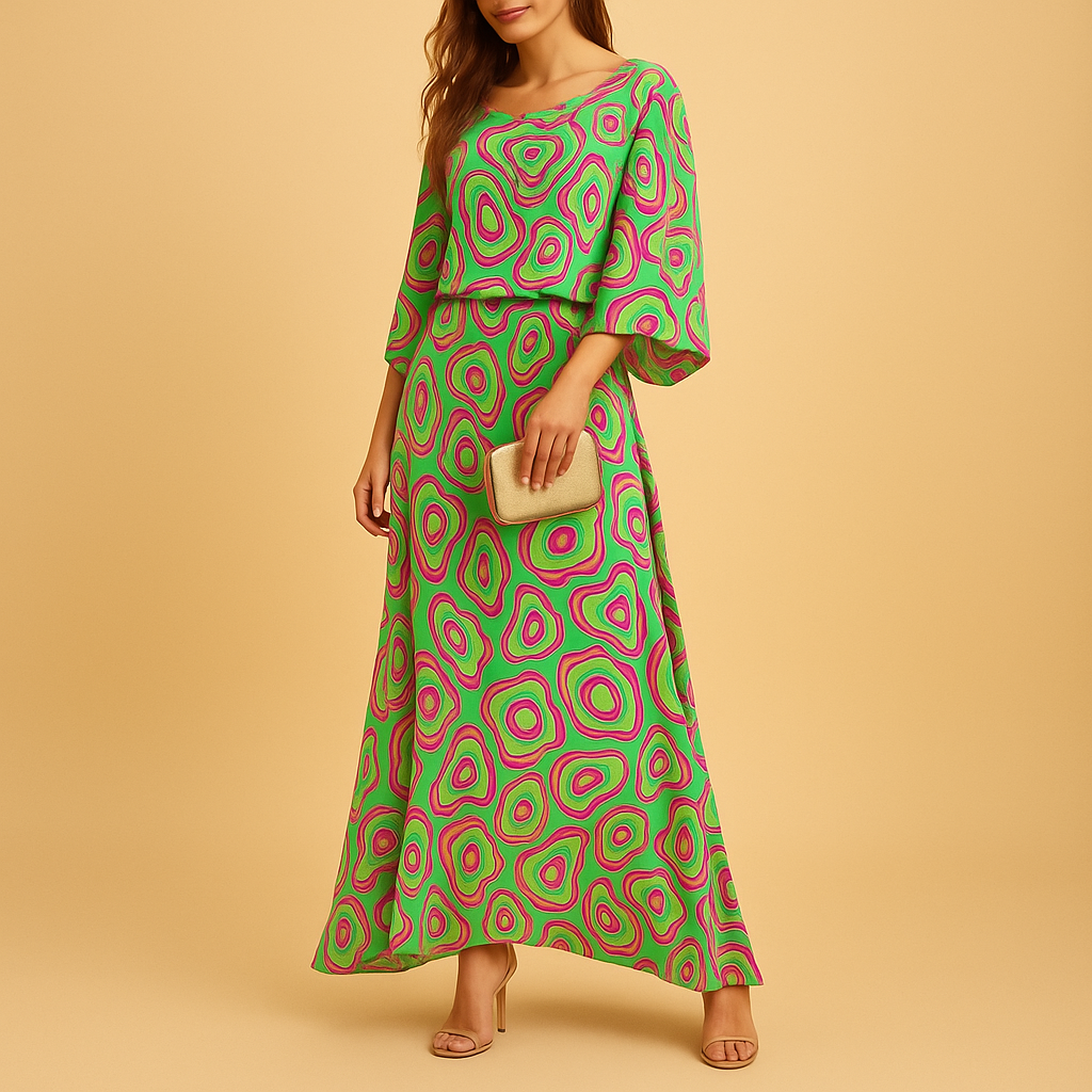 Women's Summer Dress Flattering Fit Calista - VibreMode