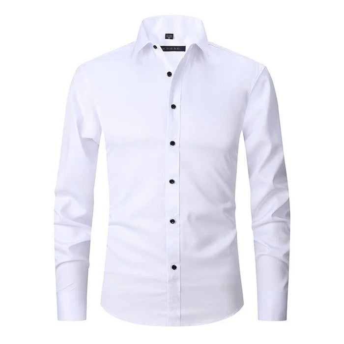 Eli Men's Slim Fit Dress Shirt Cotton Button Down - VibreMode