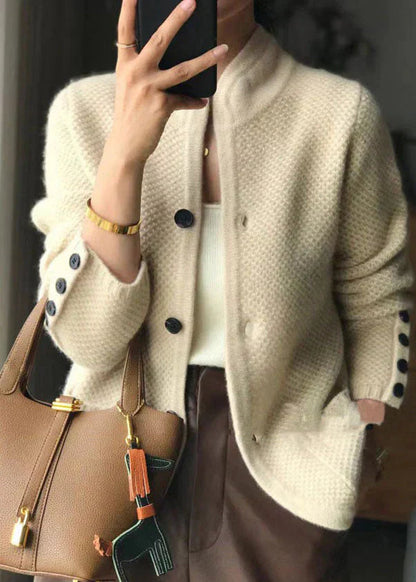 Women's Long Sleeve Cardigan Button Front - VibreMode