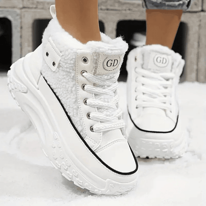 Women's Lace Up Ankle Boots Platform Design