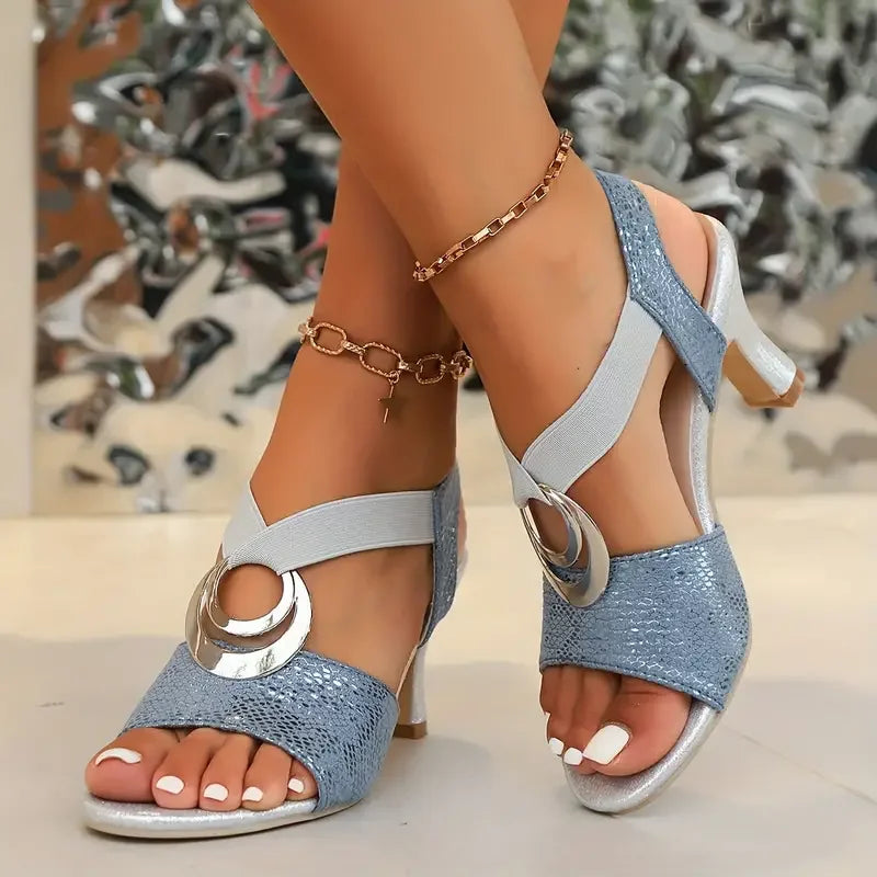 Image of Esme | Women's Slingback Heeled Sandals
