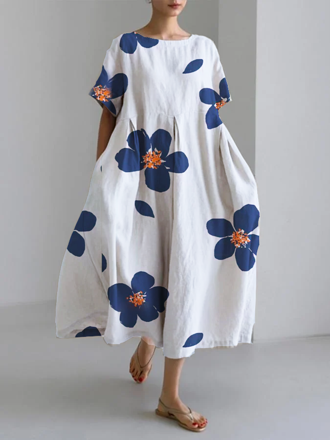 Women's Floral Maxi Dress Soft Comfortable Sunny Day Wear