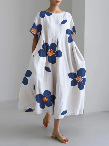 Women's Floral Maxi Dress Soft Comfortable Sunny Day Wear
