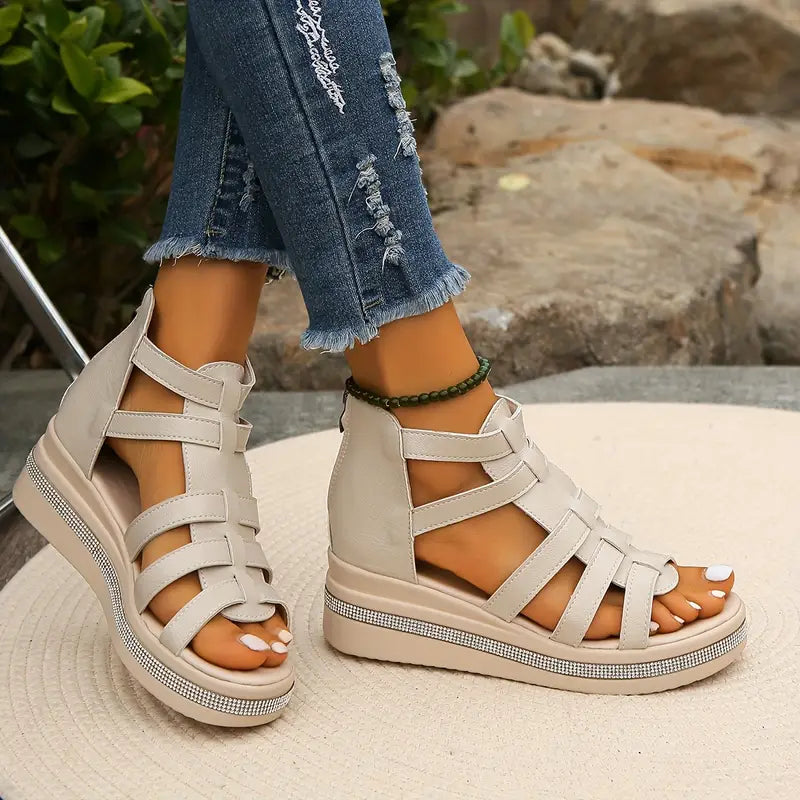 Women's Closed Back Platform Sandals