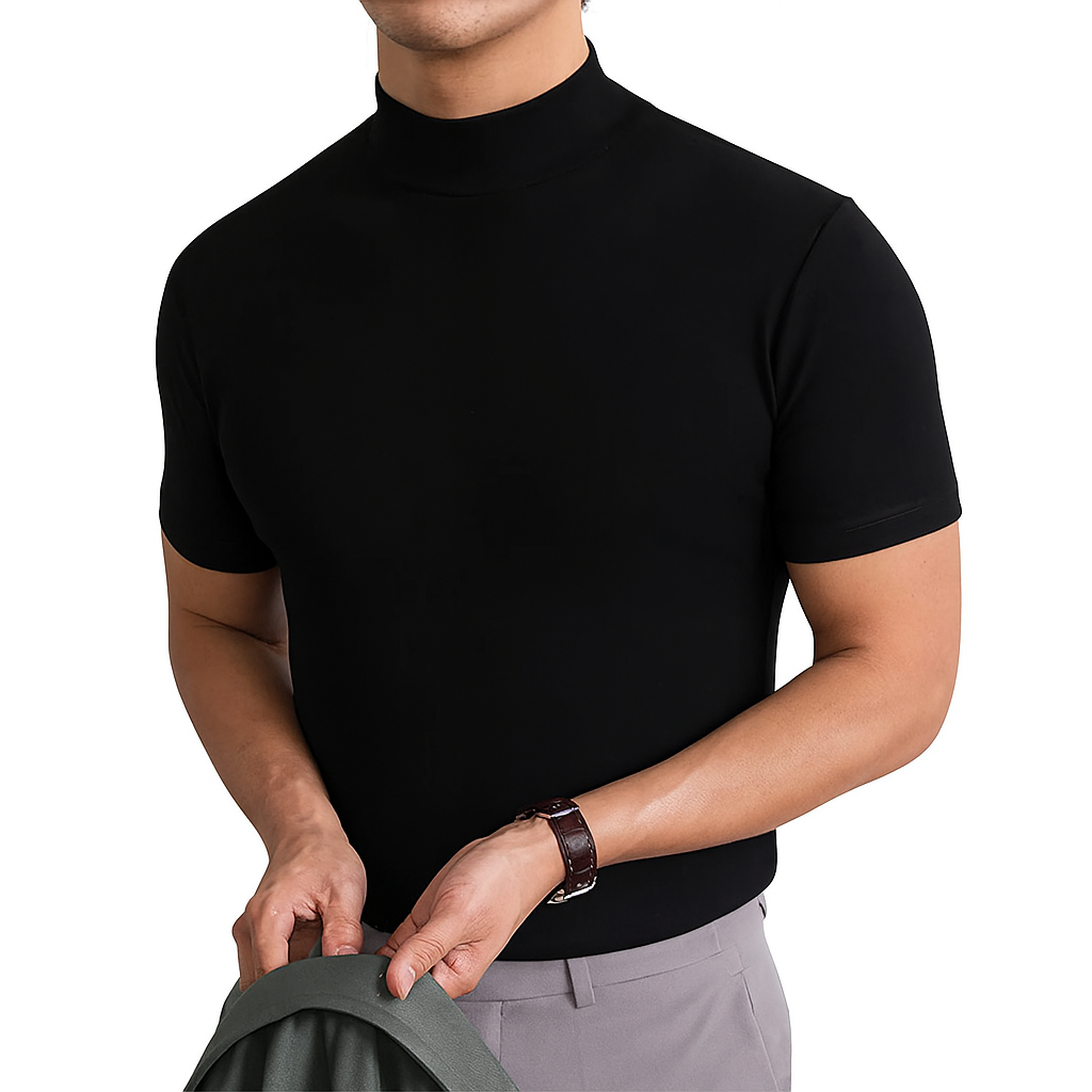 Men's Breathable Turtleneck Shirt