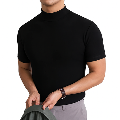 Men's Breathable Turtleneck Sweater Shirt